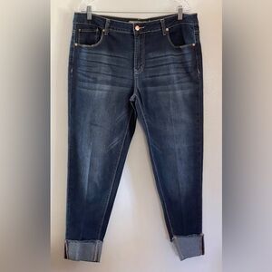 High Rise Women's Jeans - Dark Blue